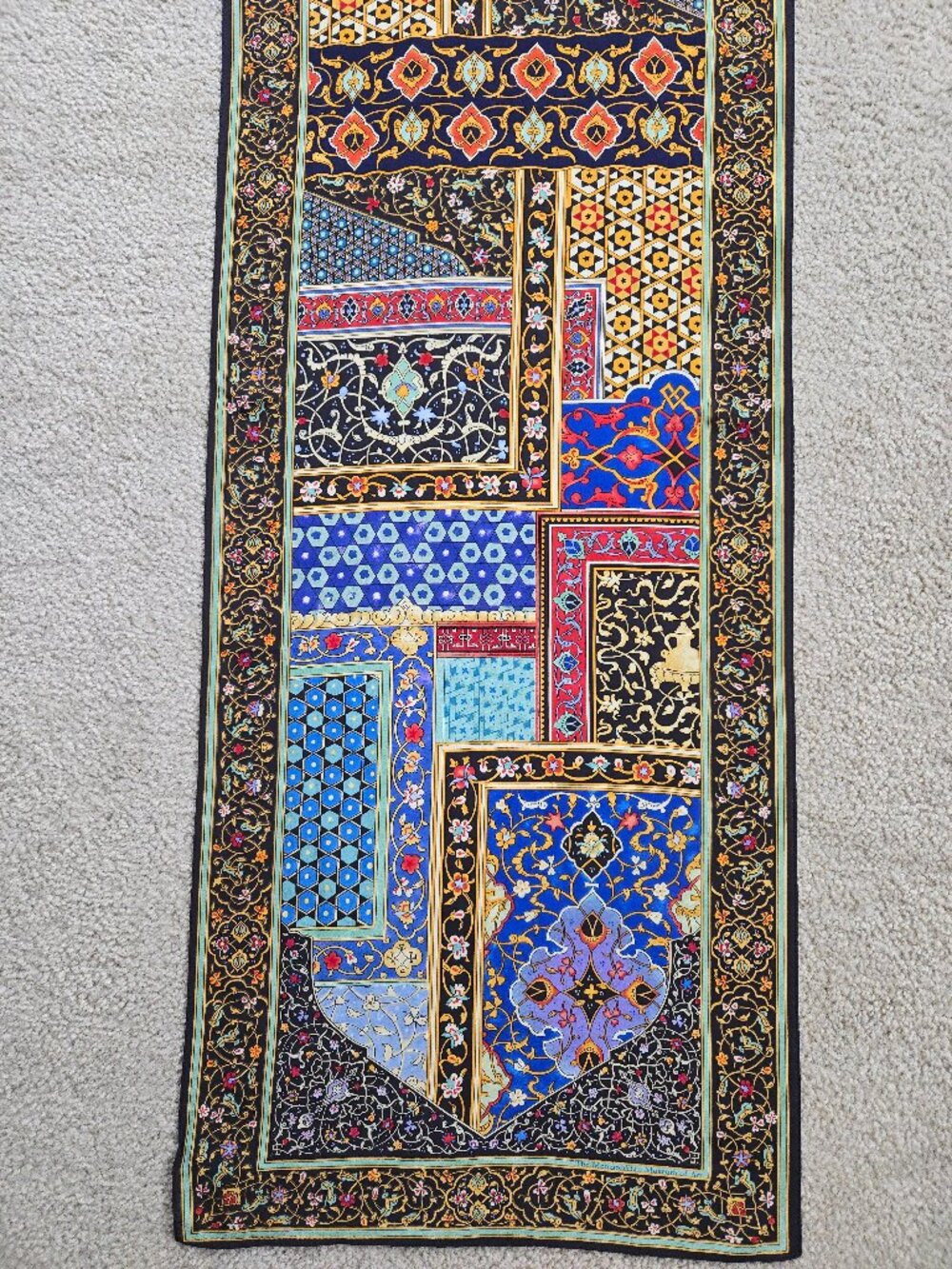 NWOT The Met Silk Oblong Scarf Persian Middle Eastern Ottoman Islam